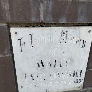 JABLOWSKI Walley 1960-1991