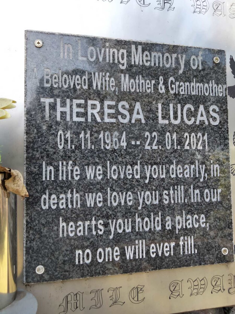 LUCAS Theresa 1964-2021