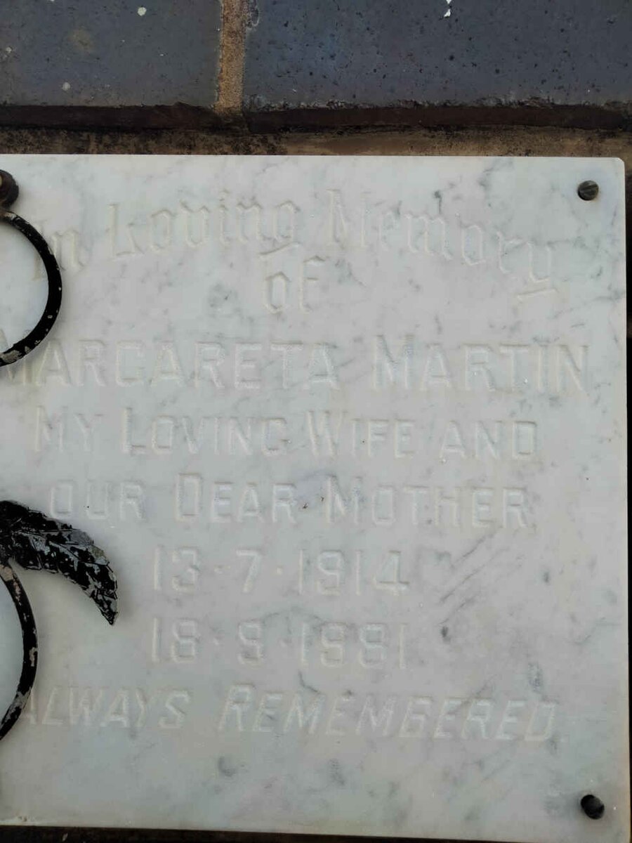 MARTIN Margareta 1914-1981