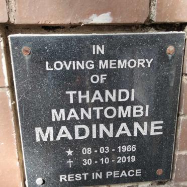 MADINANE Thandi Mantombi 1966-2019
