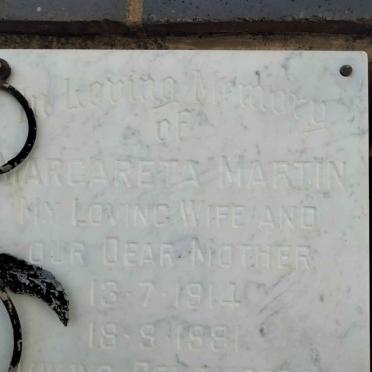 MARTIN Margareta 1914-1981