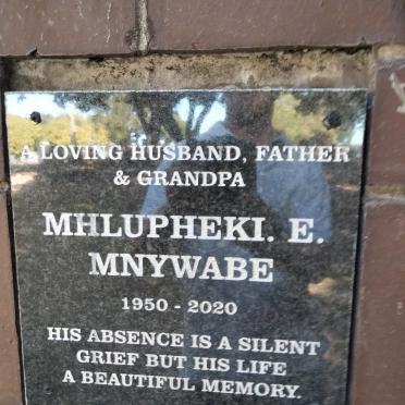 MNYWABE Mhlupheki E. 1950-2020