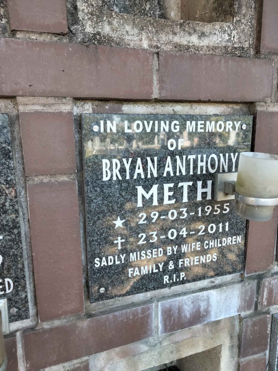 METH Brian Anthony 1955-2011