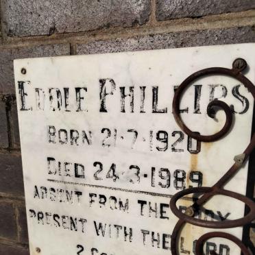 PHILLIPS Eddie 1920-1989