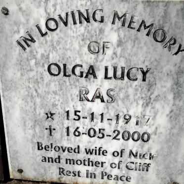 RAS Olga Lucy 1917-2000