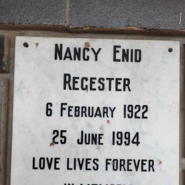 REGESTER Nancy Enid 1922-1994