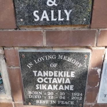 SIKAKANE Tandekile Octavia 1924-2012