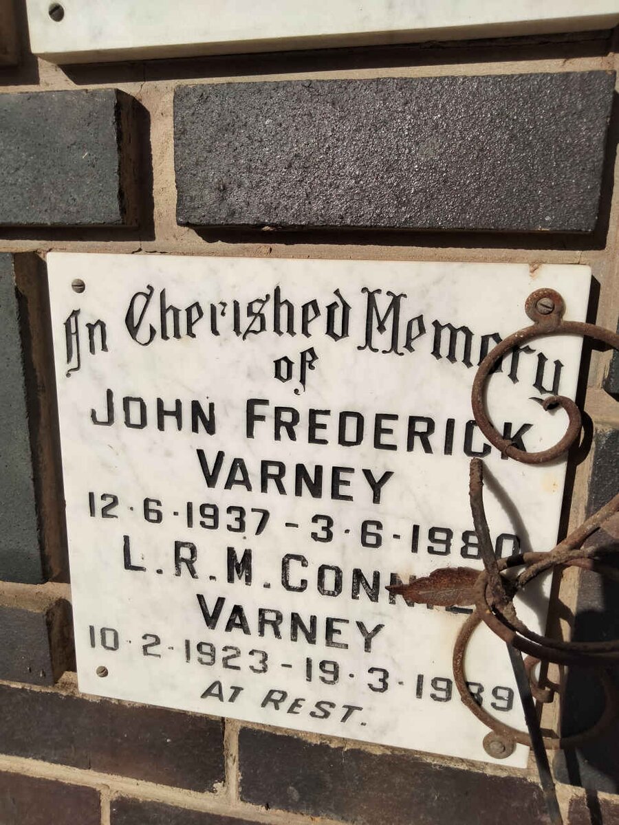 VARNEY John Frederick 1937-1980 :: VARNEY L.R.M. Conn? 1923-19?9