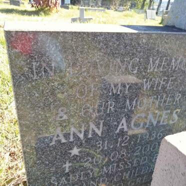 ? Ann Agnes 1936-200?