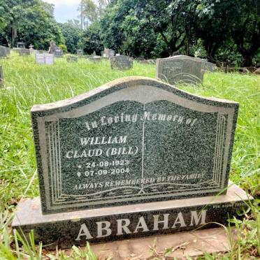 ABRAHAM William Claud 1923-2004 