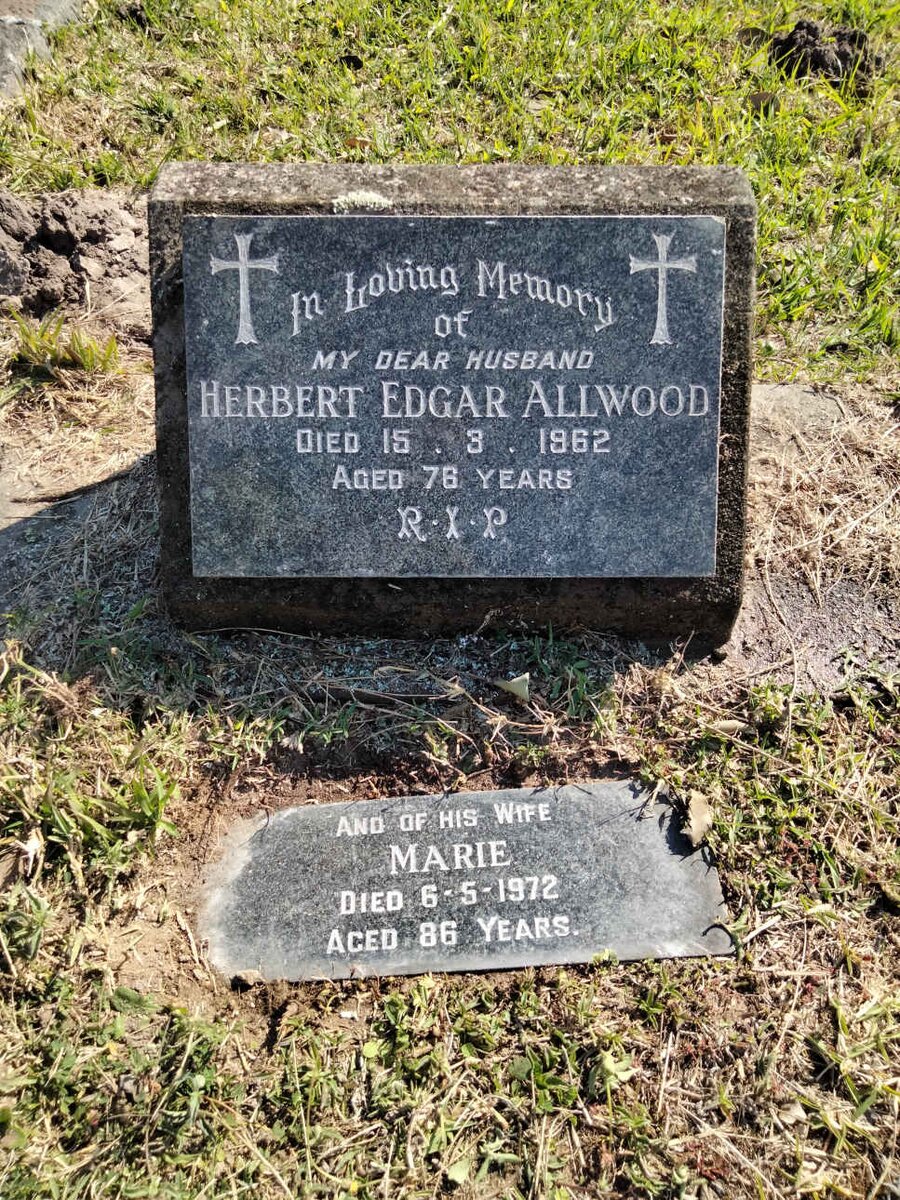 ALLWOOD Herbert Edgar -1962 &amp; Marie -1972