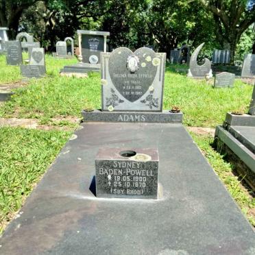 ADAMS Sydney Baden-Powell 1900-1970 & Thelma Hilda Effield TRIGGS 1902-1992