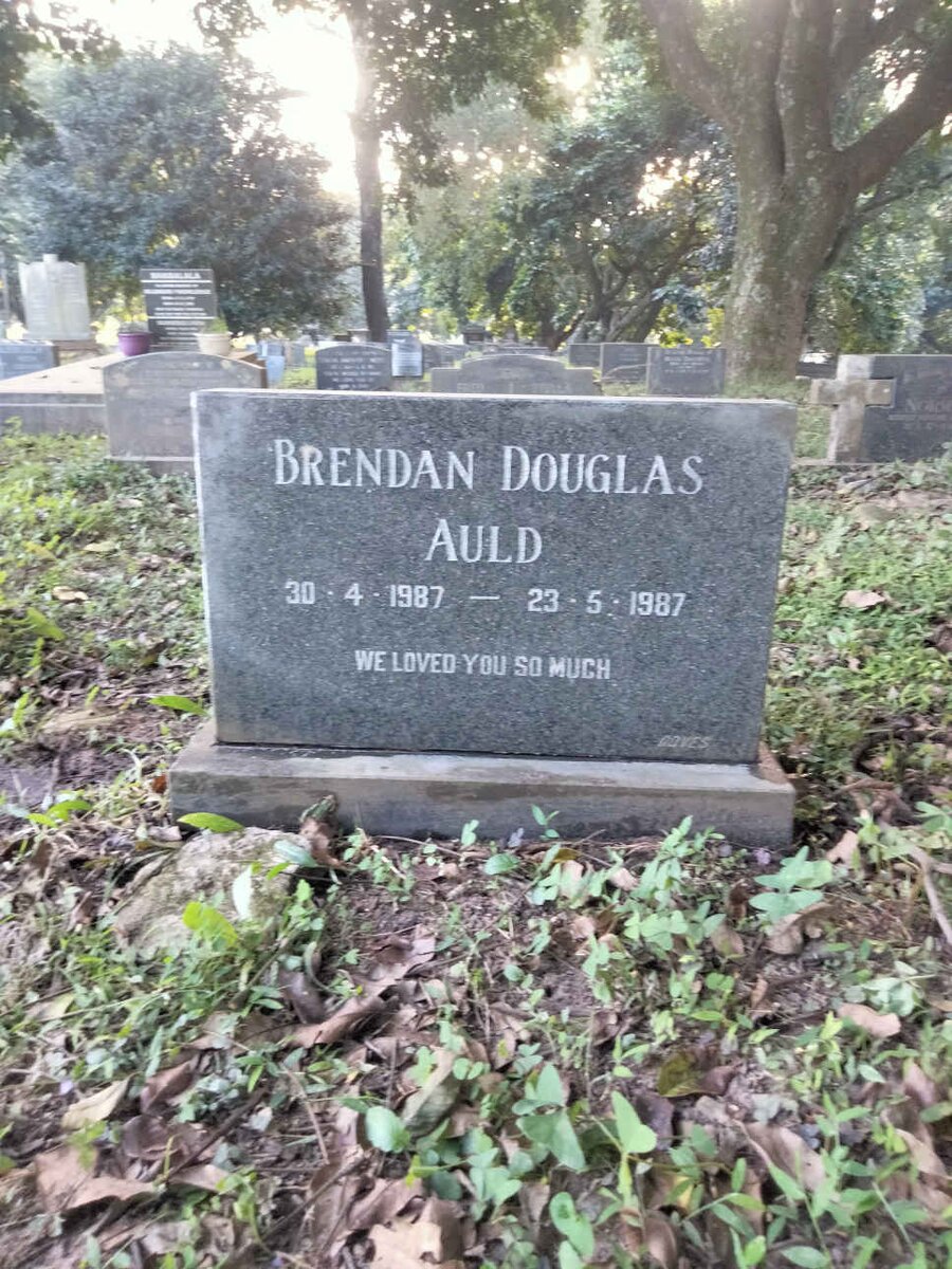 AULD Brendan Douglas 1987-1987