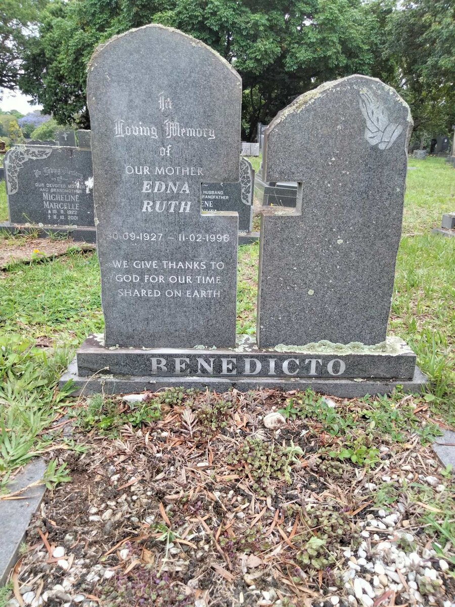 BENEDICTO Edna Ruth 1927-1996