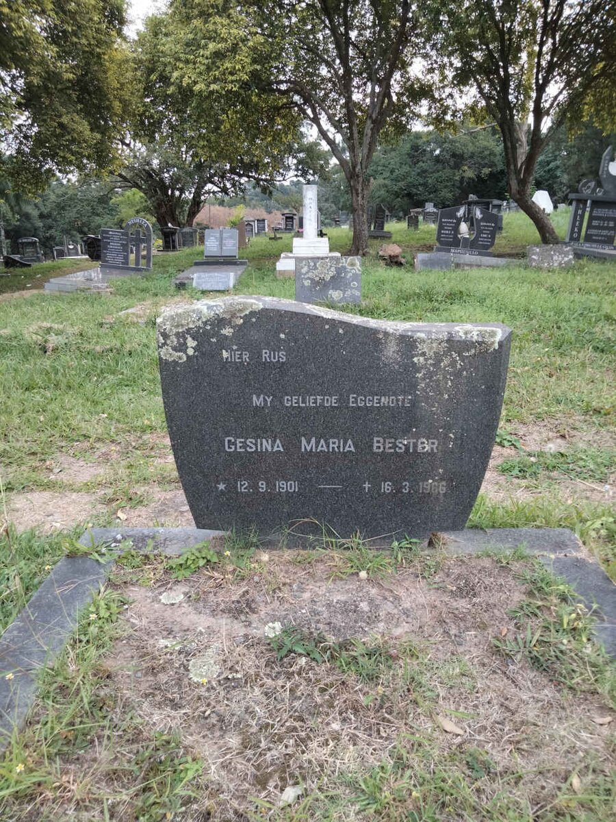 BESTER Gesina Maria 1901-1966