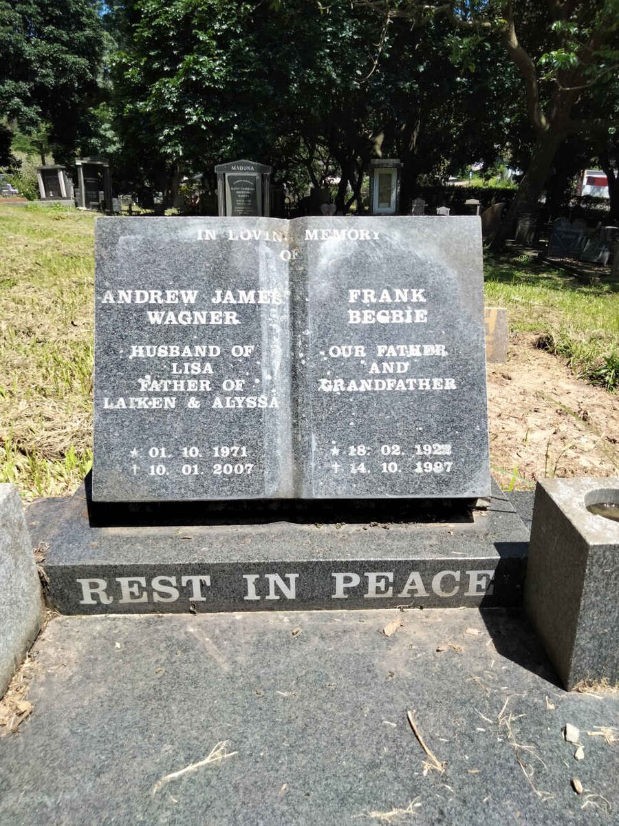 BEGBIE Frank 1922-1997 :: WAGNER Andrew James 1971-2007