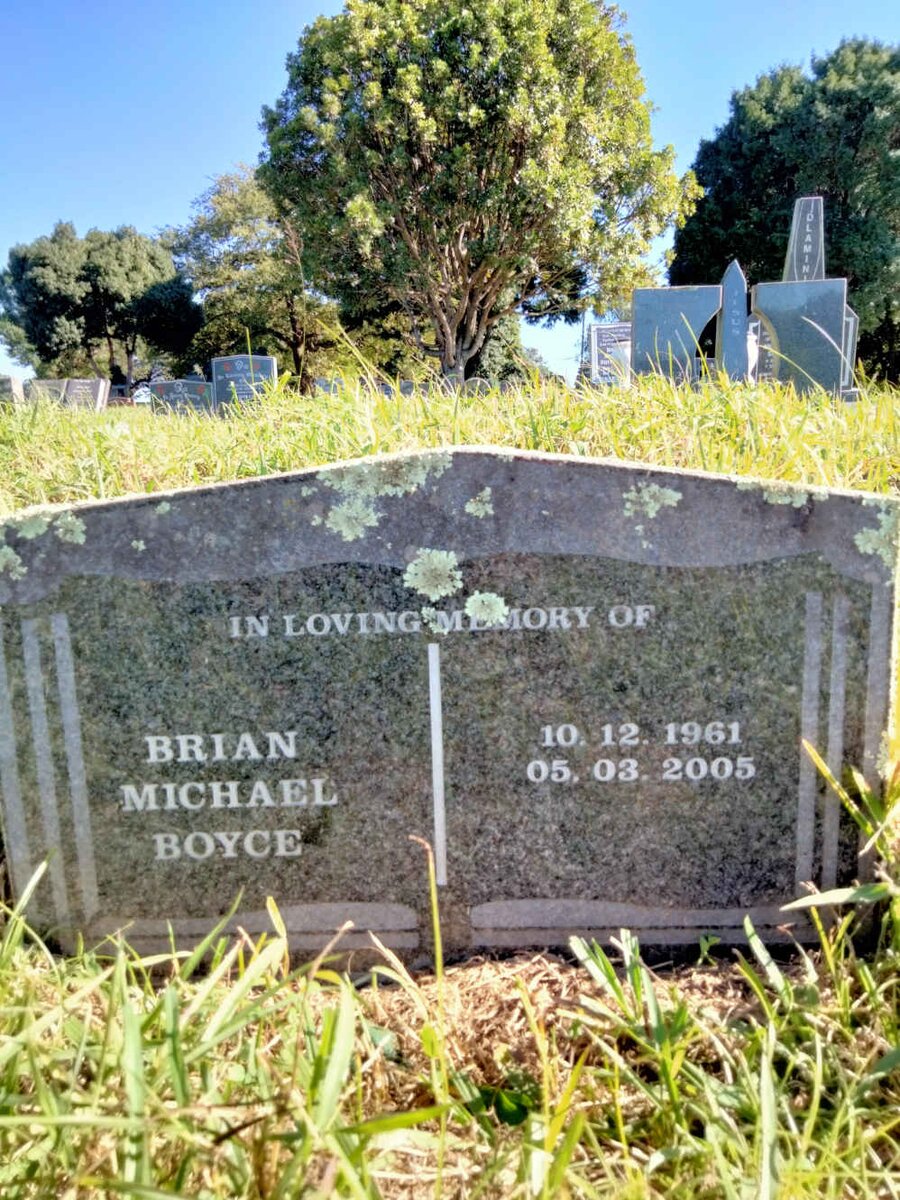 BOYCE Brian Michael 1961-2005