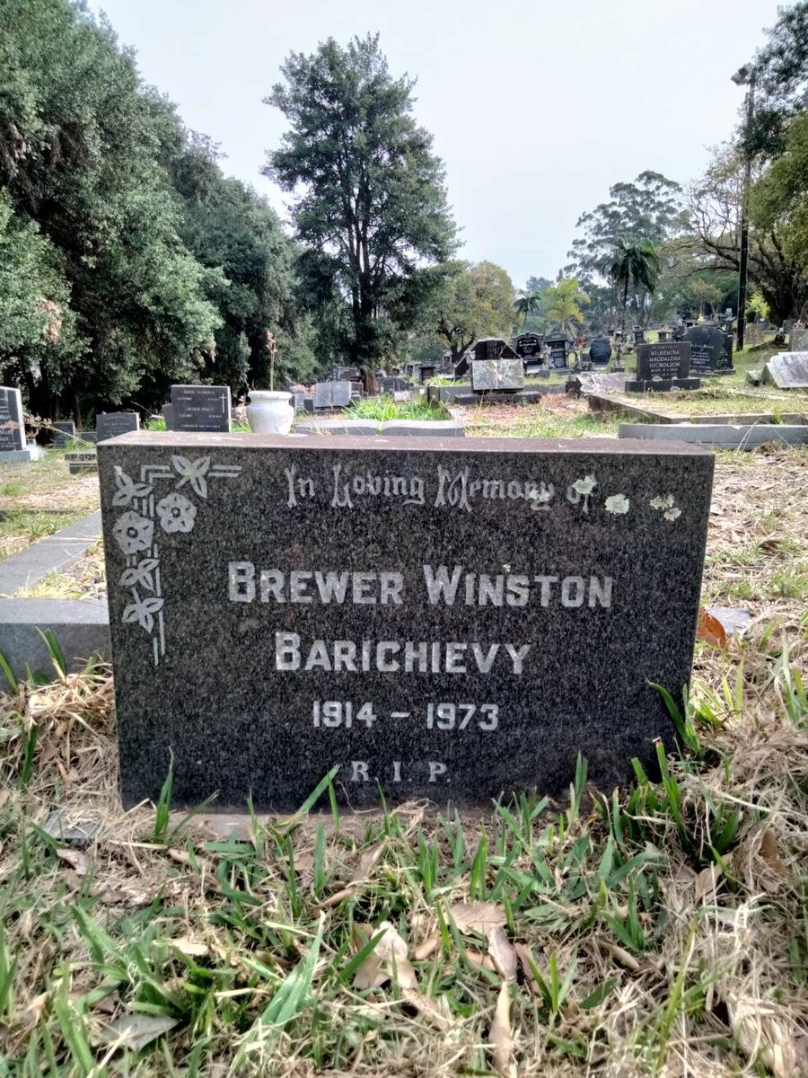 BARICHIEVY Brewer Winston 1914-1973