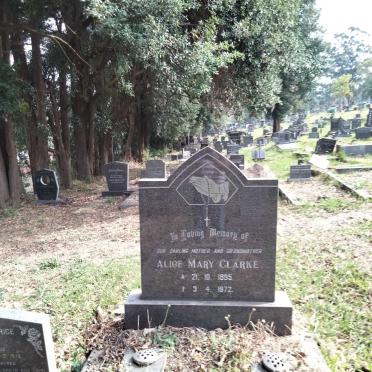 CLARKE Alice Mary 1895-1972 :: CLARKE Frederick Walter Charles 1918-1979 :: CLARKE John Percy 1917-1980