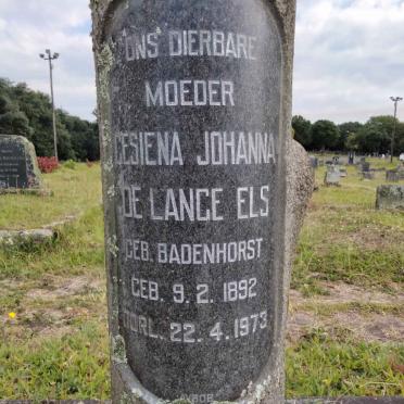 ELS Johan Christiaan Hermanus 1886-1956 &amp; Gesina Johanna de Lange BADENHORST 1892-1973 :: ELS Paul Johannes 1918-2005