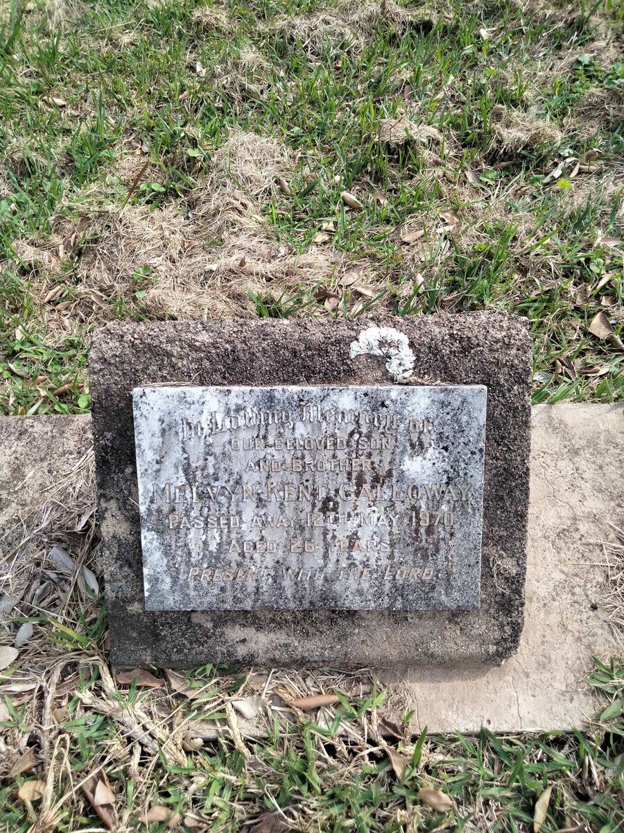 GALLOWAY Melvin Kent -1970