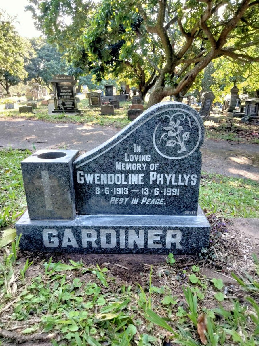 GARDINER Gwendoline Phyllys 1913-1991