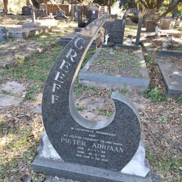 GREEFF Pieter Adriaan 1933-1986