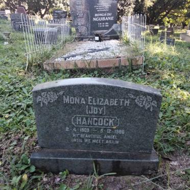 HANCOCK Mona Elizabeth 1909-1986