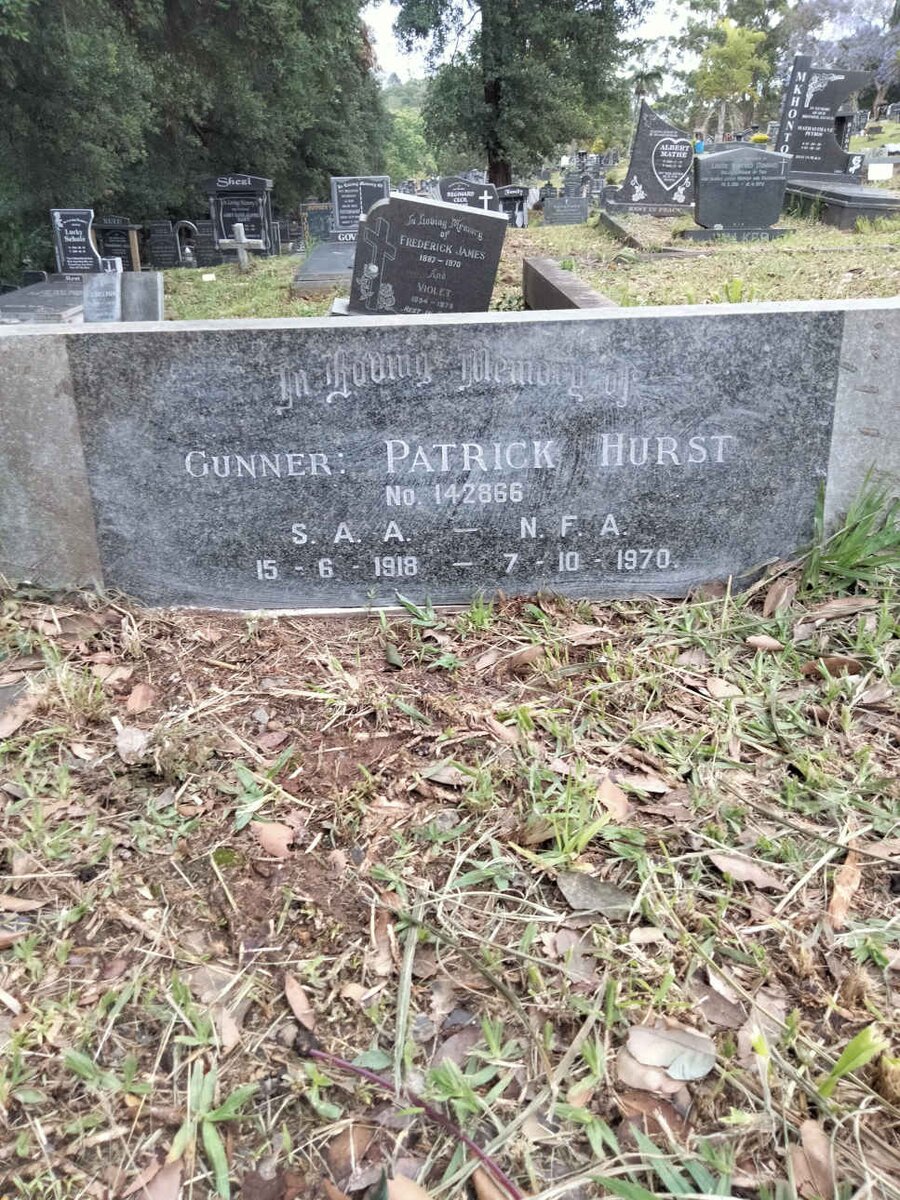 HURST Patrick 1918-1970