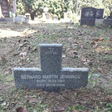 JENNINGS Bernard Martin 1947-2002