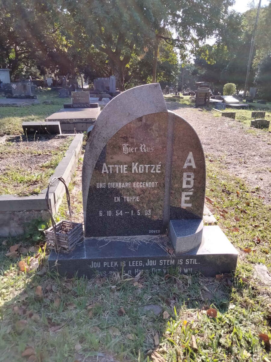 KOTZE Attie 1954-2003
