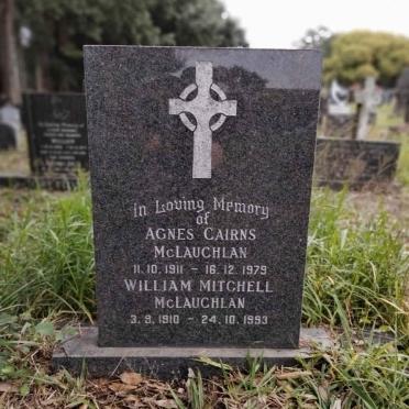 MCLAUCHLAN William Mitchell 1910-1993 &amp; Agnes Cairns 1911-1979