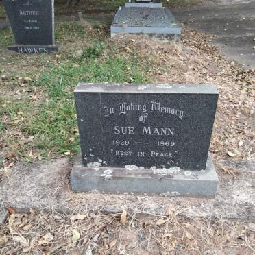 MANN Sue 1929-1969