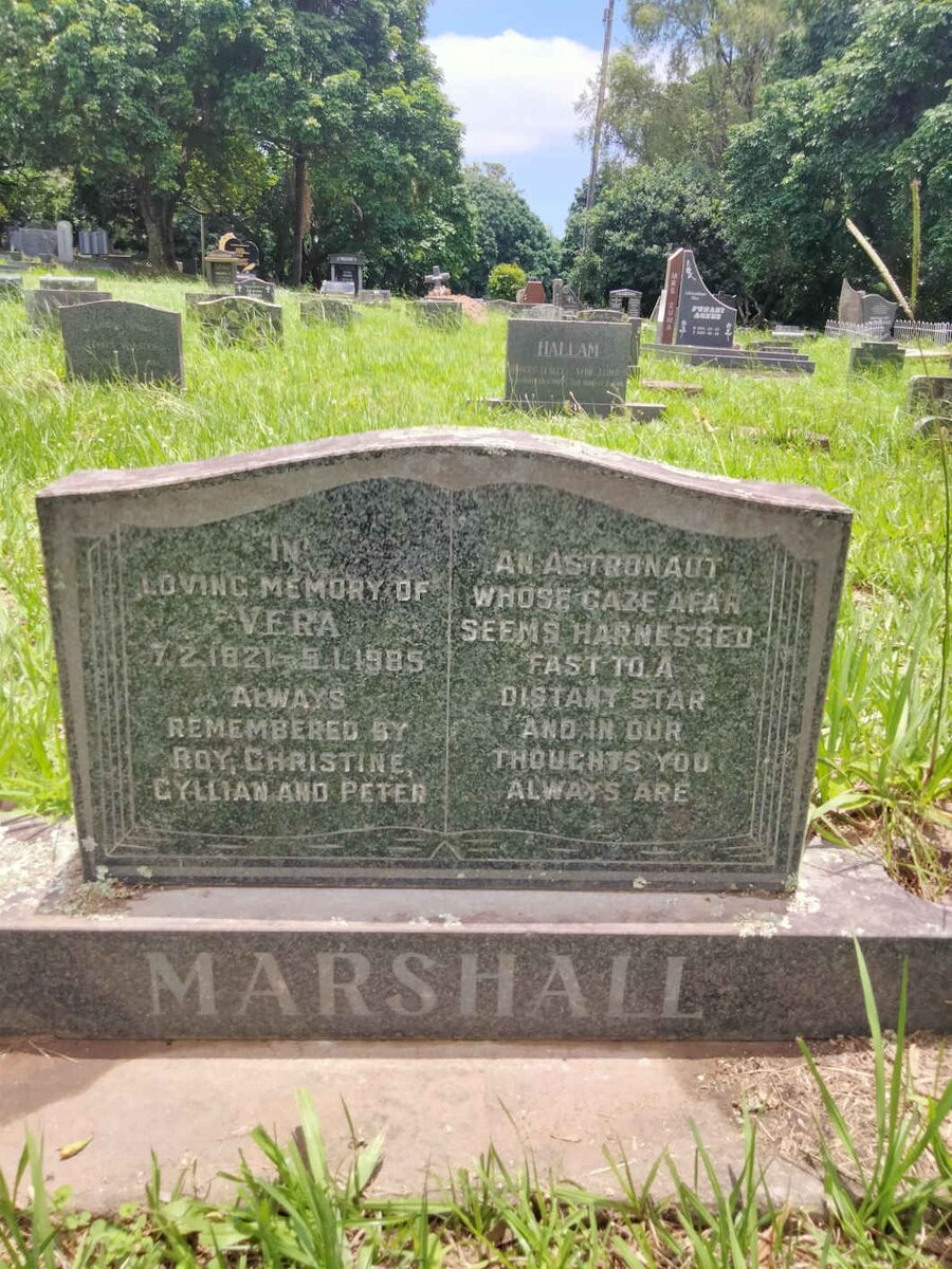 MARSHALL Vera 1921-1985