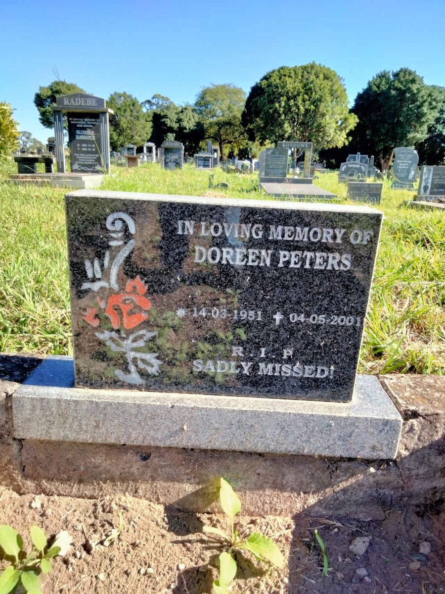 PETERS Doreen 1951-2001