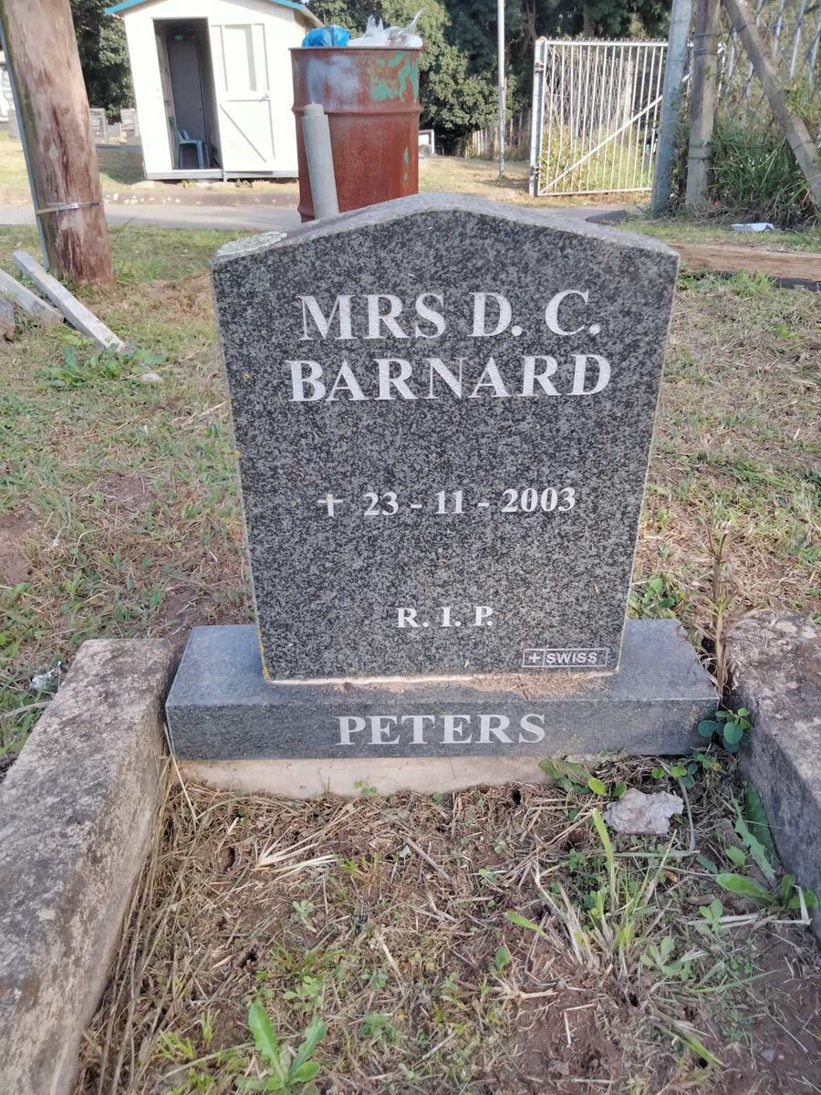 PETERS D.C., BARNARD  -2003