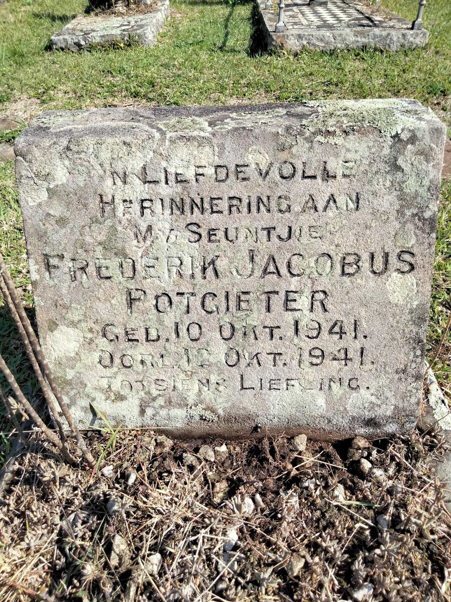 POTGIETER Frederik Jacobus 1941-1941
