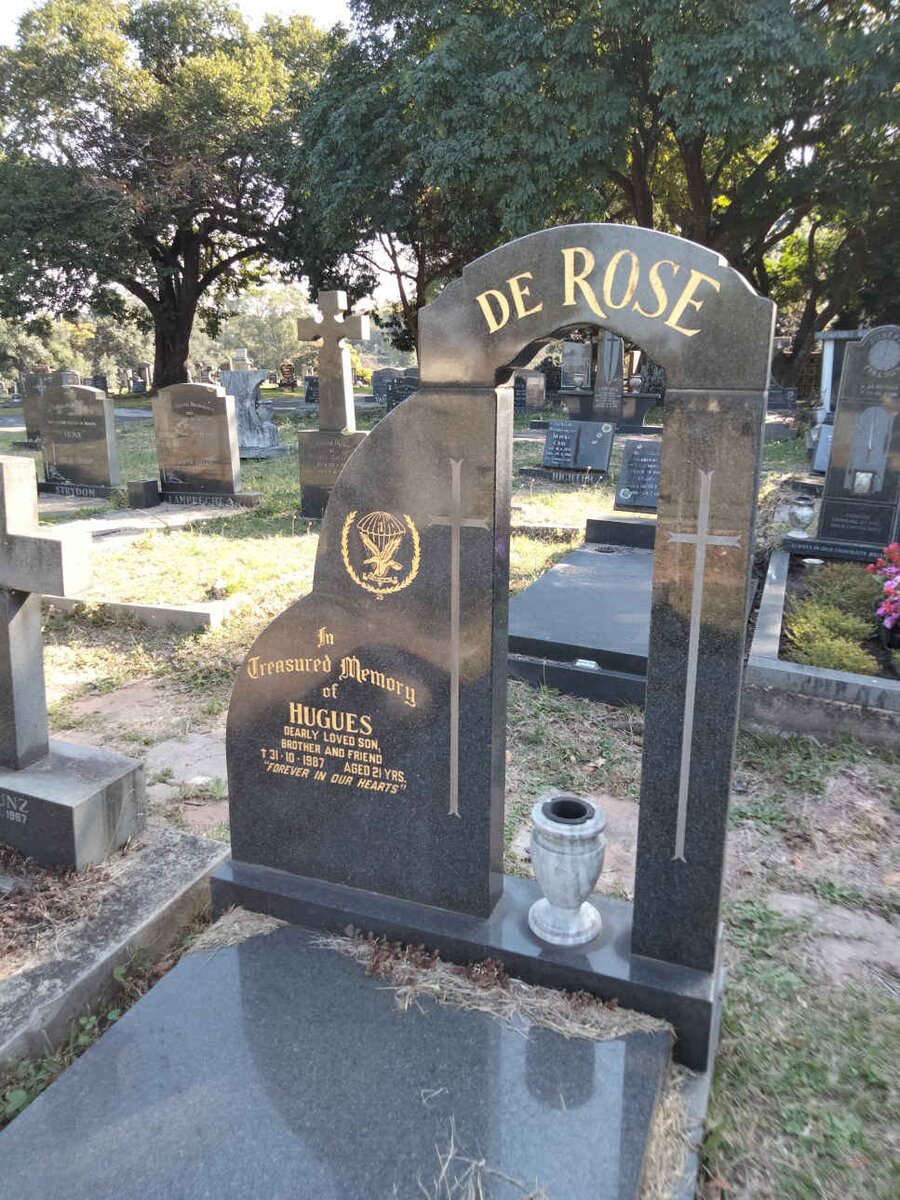 ROSE Hugues, de -1987