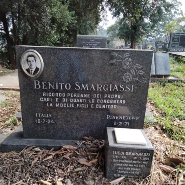 SMARGIASSI Benito 1934-1971 &amp; Lucia 1934-2004