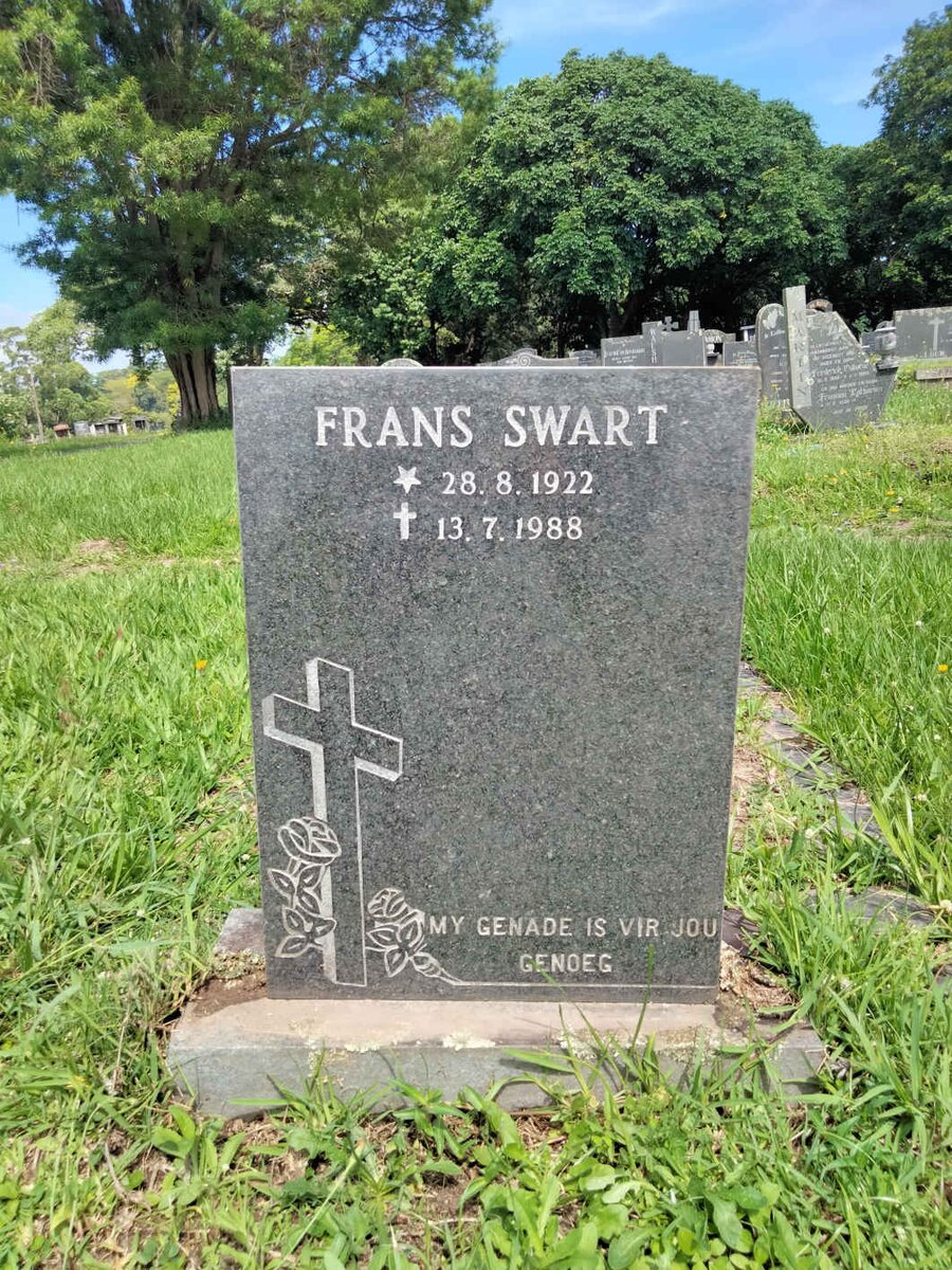 SWART Frans 1922-1988