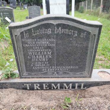 TREMMIL William Charles Henry 1930-1993