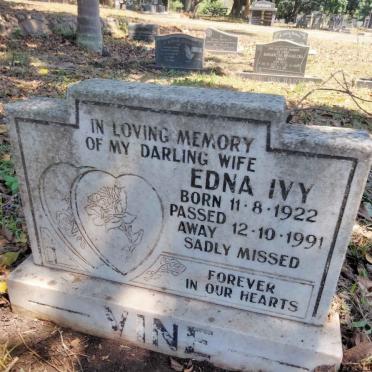 VINE Edna Ivy 1922-1991