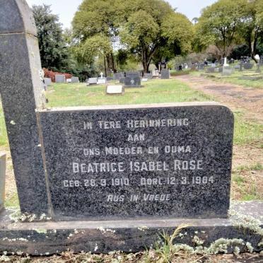 VENTER Petrus Marthinus 1906-1968 &amp; Beatrice Isabel Rose 1910-1984 