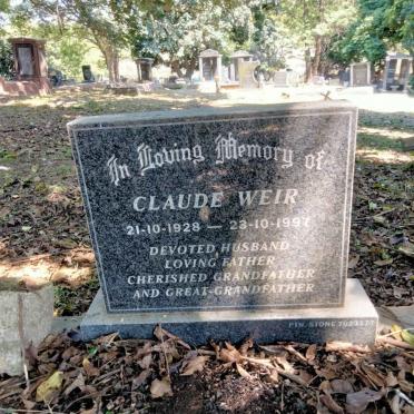 WEIR Claude 1928-1997