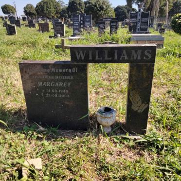 WILLIAMS Margaret 1948-2002