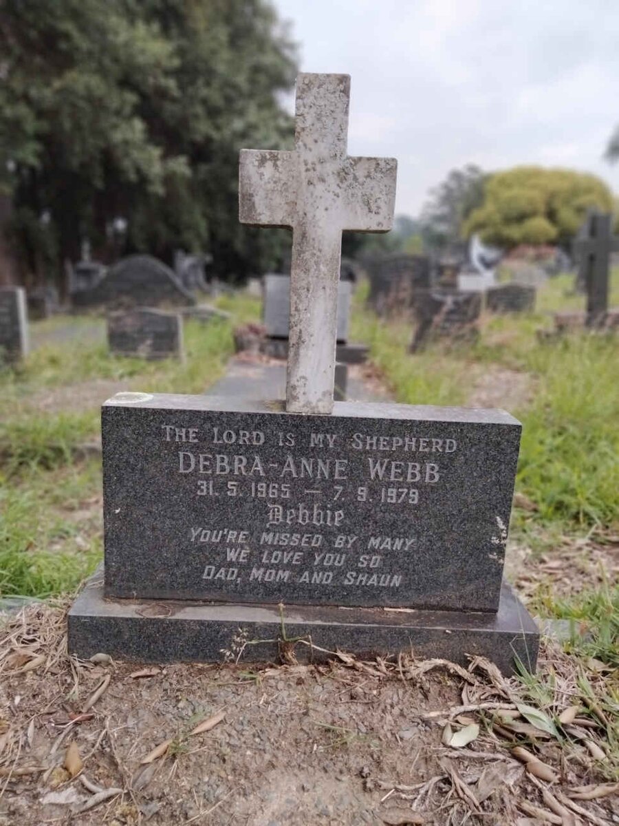 WEBB Debra-Anne 1965-1979