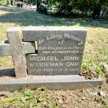 WEIDEMAN Michael John 1930-1989