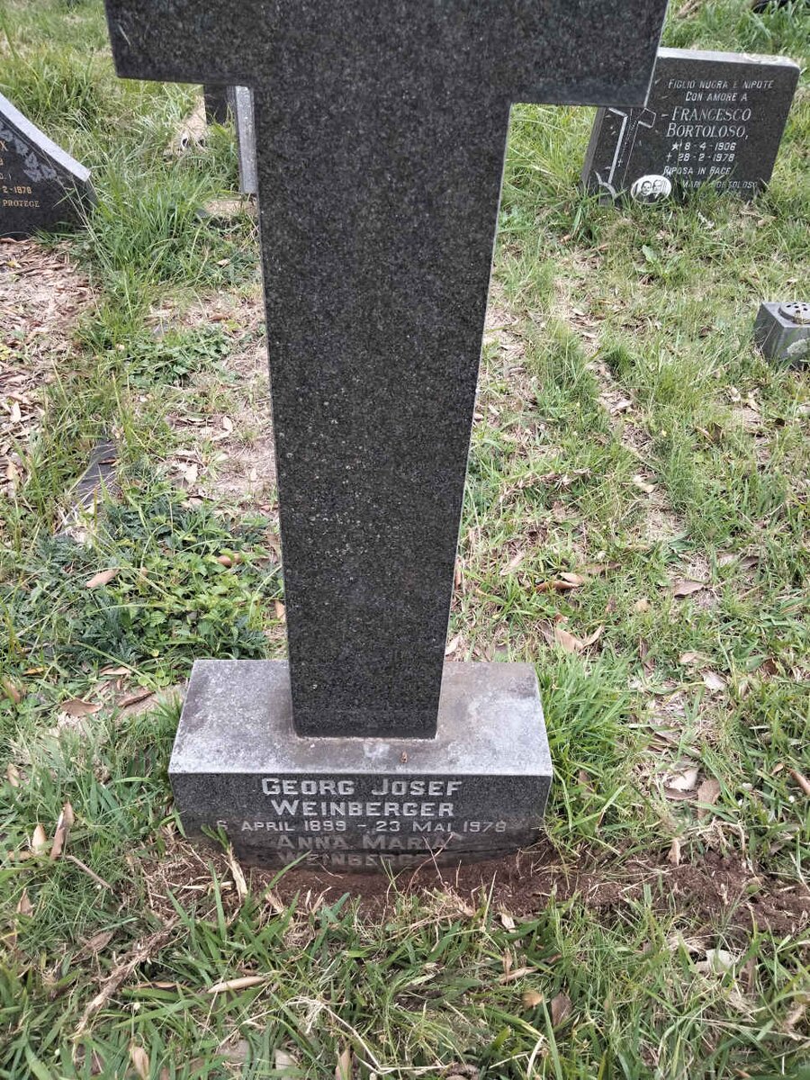 WEINBERGER Georg Josef 1899-1978 :: WEINBERGER Anna Maria