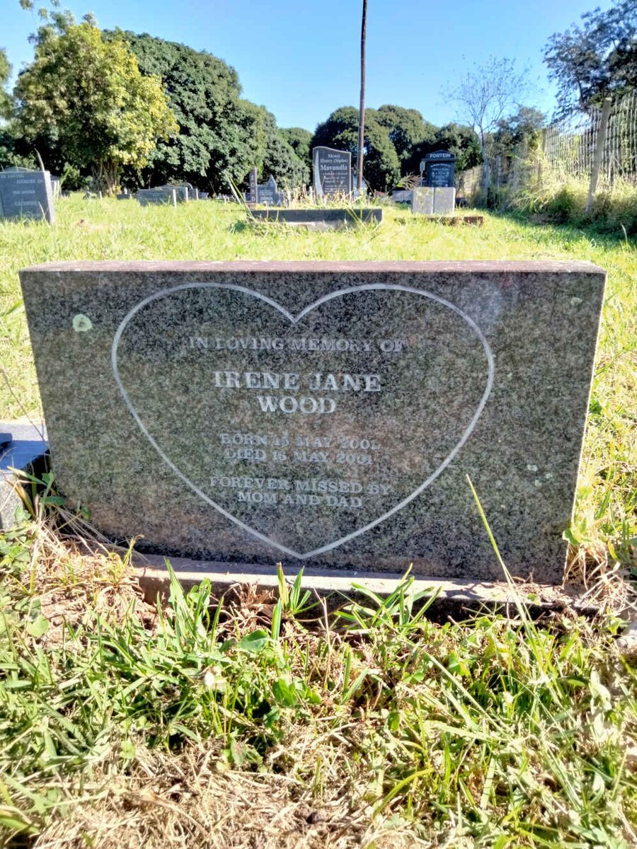 WOOD Irene Jane 2001-2001