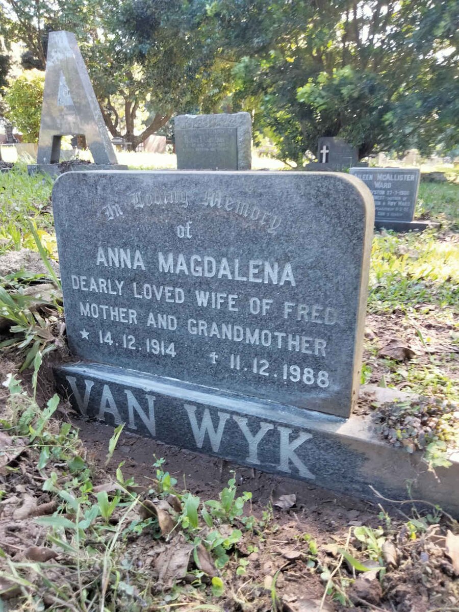 WYK Anna Magdalena, van 1914-1988